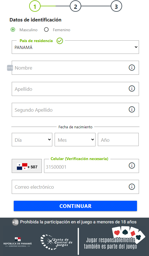 codere panamá registro