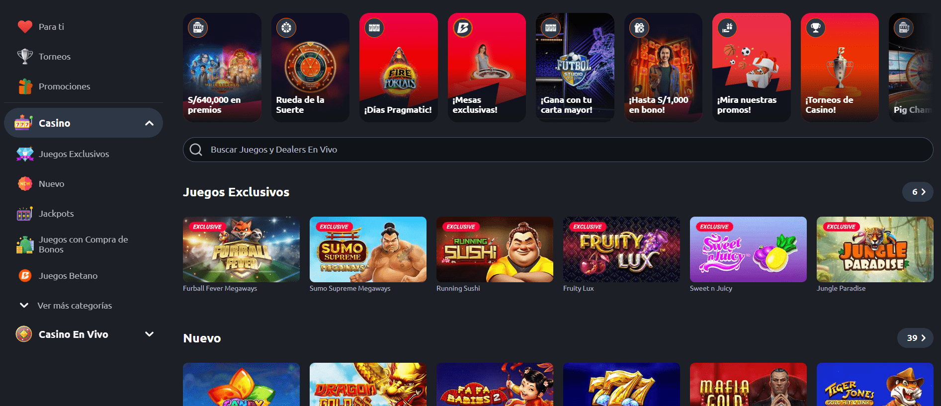 Betano México Casino